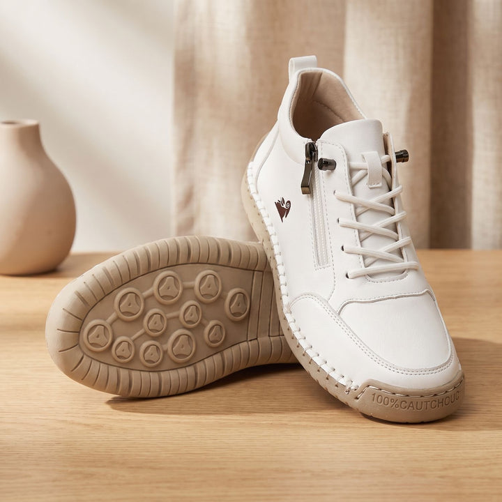 Women's Orthopedic Lace-Up Side-Zip Low-Top Sneakers