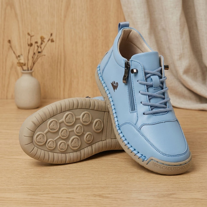 Women's Orthopedic Lace-Up Side-Zip Low-Top Sneakers
