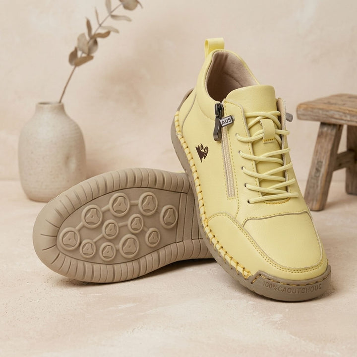 Women's Orthopedic Lace-Up Side-Zip Low-Top Sneakers