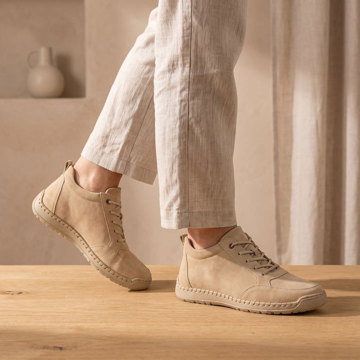 Women's Orthopedic Lace-Up Side-Zip Low-Top Sneakers