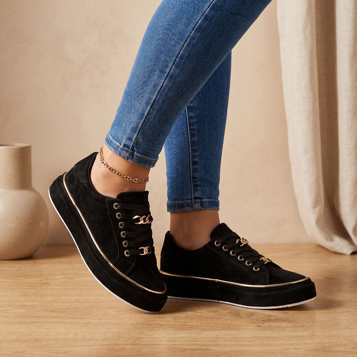 Women's Orthopedic Lace-Up Supportive Platform Sneakers