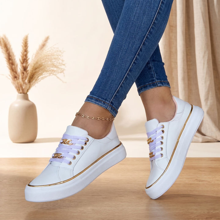 Women's Orthopedic Lace-Up Supportive Platform Sneakers