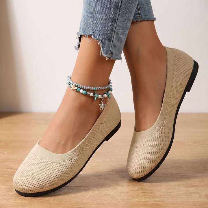 Women's Orthopedic Slip-On Knit Ballet Flats