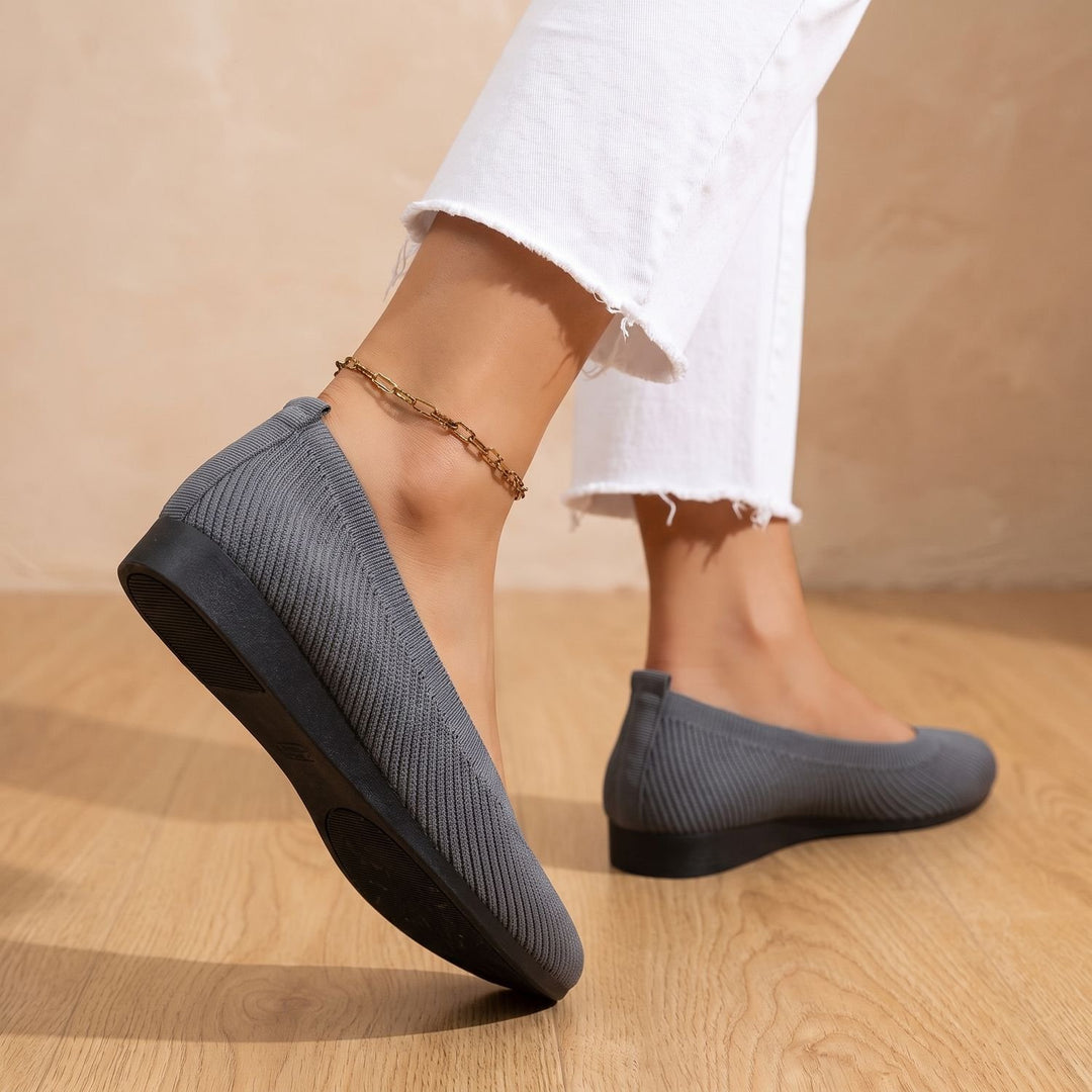 Women's Orthopedic Slip-On Knit Ballet Flats