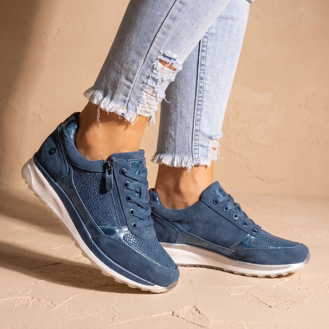Women's Orthopedic Sneakers Arch Support Lace-Up Side-Zip Shoes
