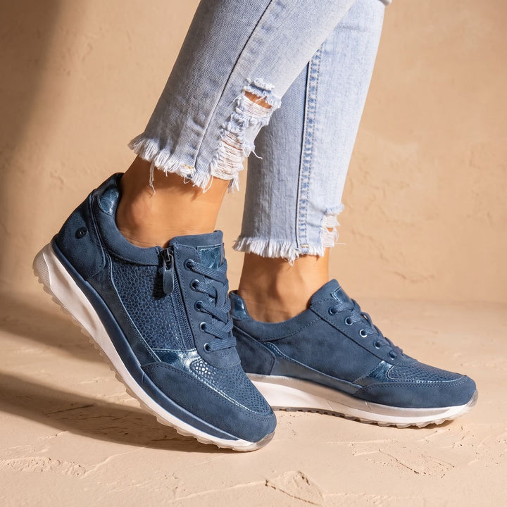 Women's Orthopedic Sneakers Arch Support Lace-Up Side-Zip Shoes
