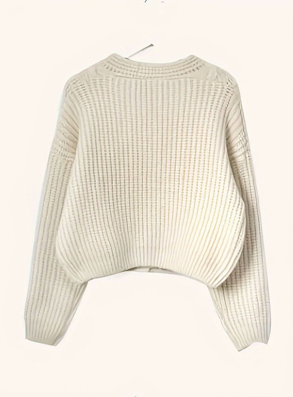 Women's Oversized Cable-Knit Button-Front Cardigan Sweater