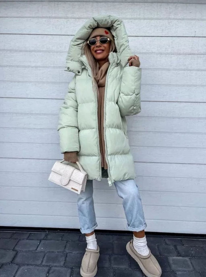 Women's Oversized Hooded Warm Puffer Jacket