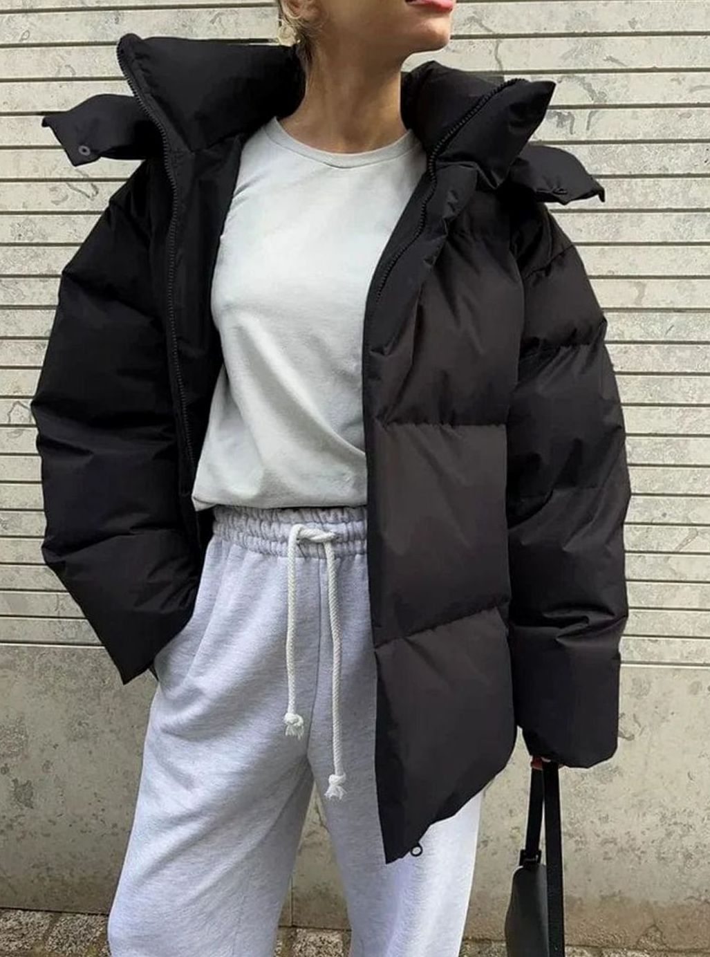 Women's Oversized Hooded Warm Puffer Jacket