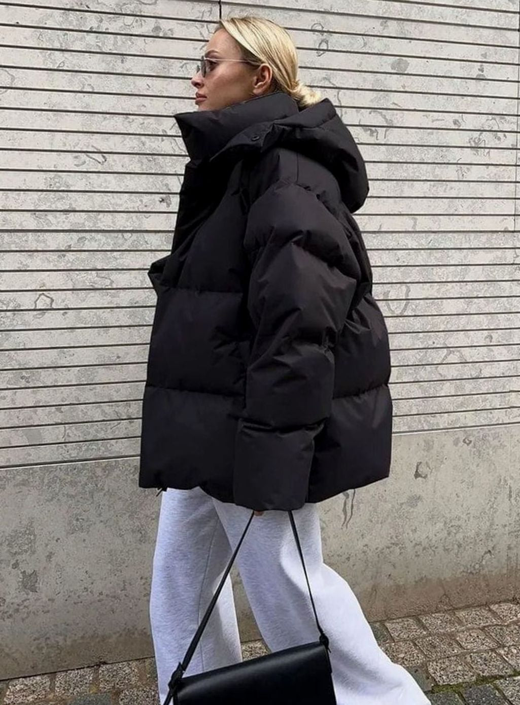 Women's Oversized Hooded Warm Puffer Jacket