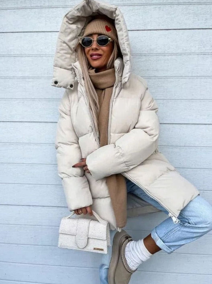 Women's Oversized Hooded Warm Puffer Jacket