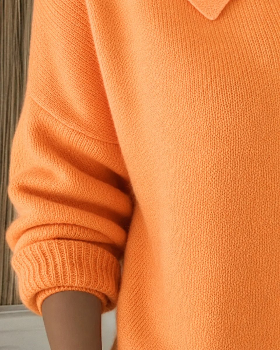 Women's Relaxed-Fit Collared Button-Up Knit Cardigan