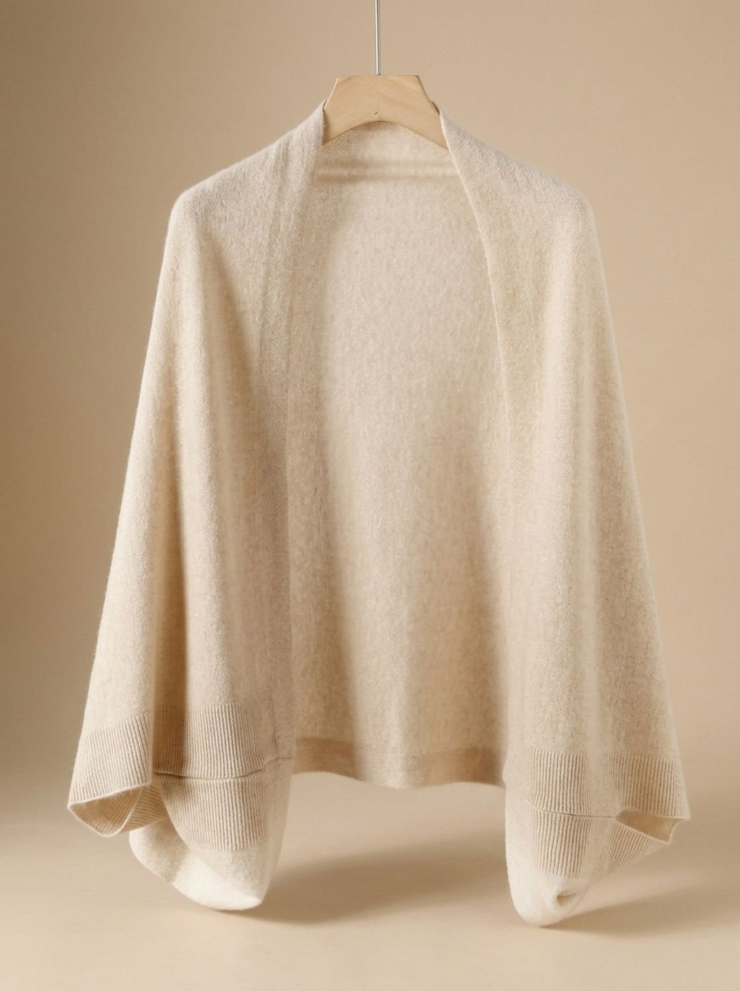 Women's Soft Faux Cashmere Versatile Wrap Scarf Shawl - Beige