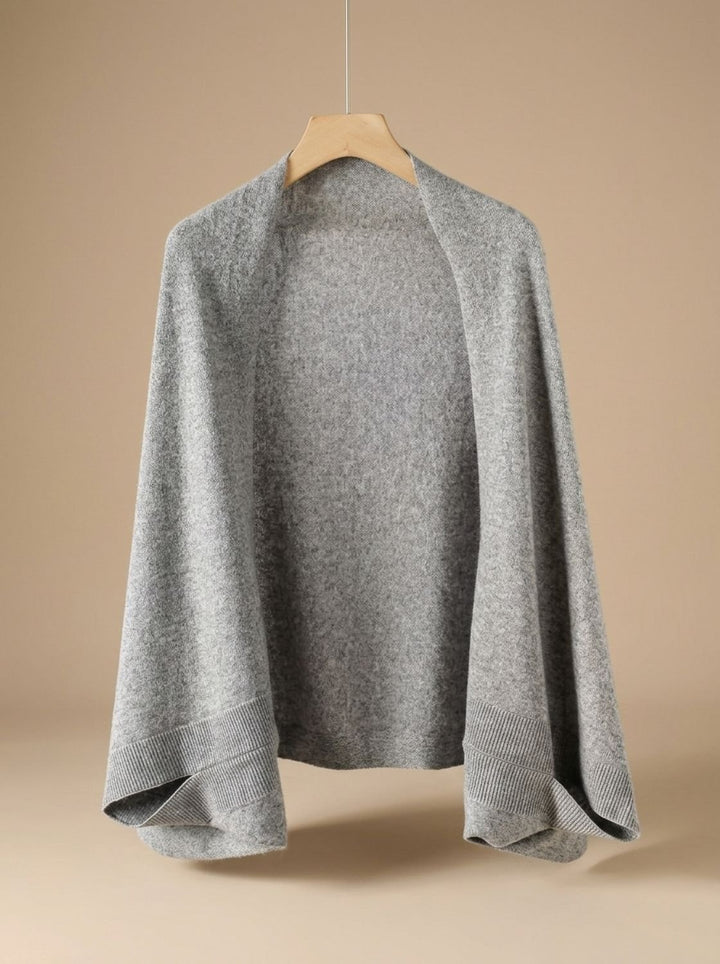 Women's Soft Faux Cashmere Versatile Wrap Scarf Shawl - Light Gray