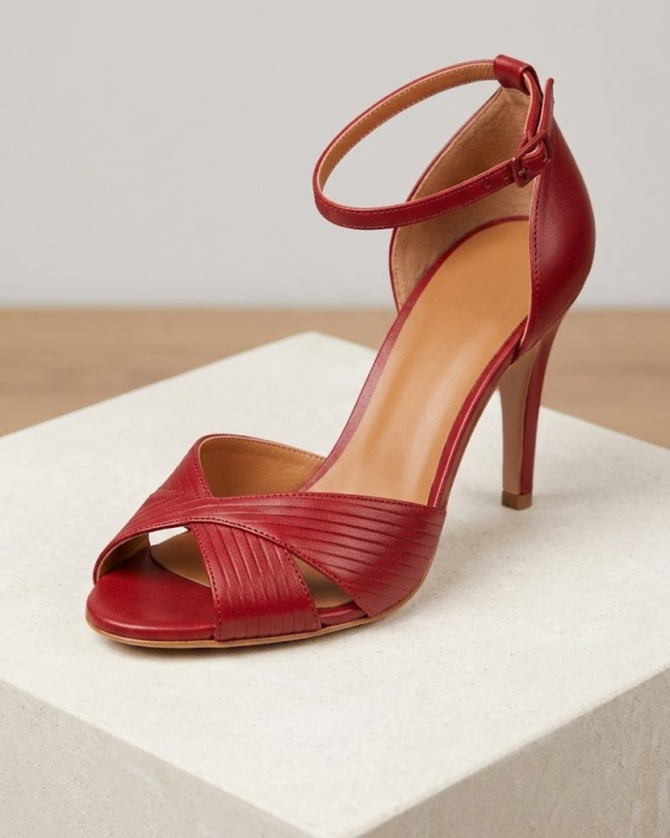 Women's Stiletto Ankle Strap Comfortable Sandals Open Toe