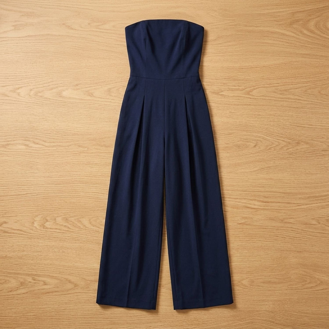 Women's Strapless Wide-Leg Elegant Jumpsuit