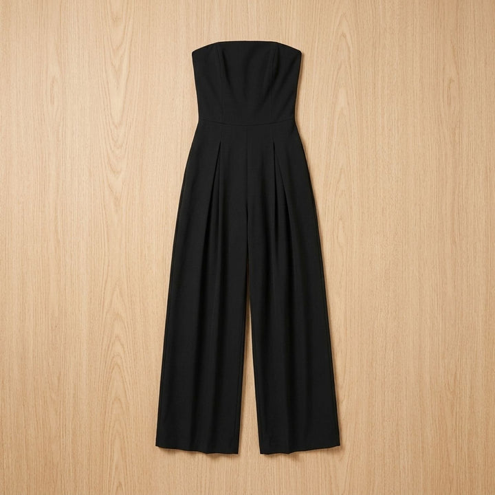 Women's Strapless Wide-Leg Elegant Jumpsuit