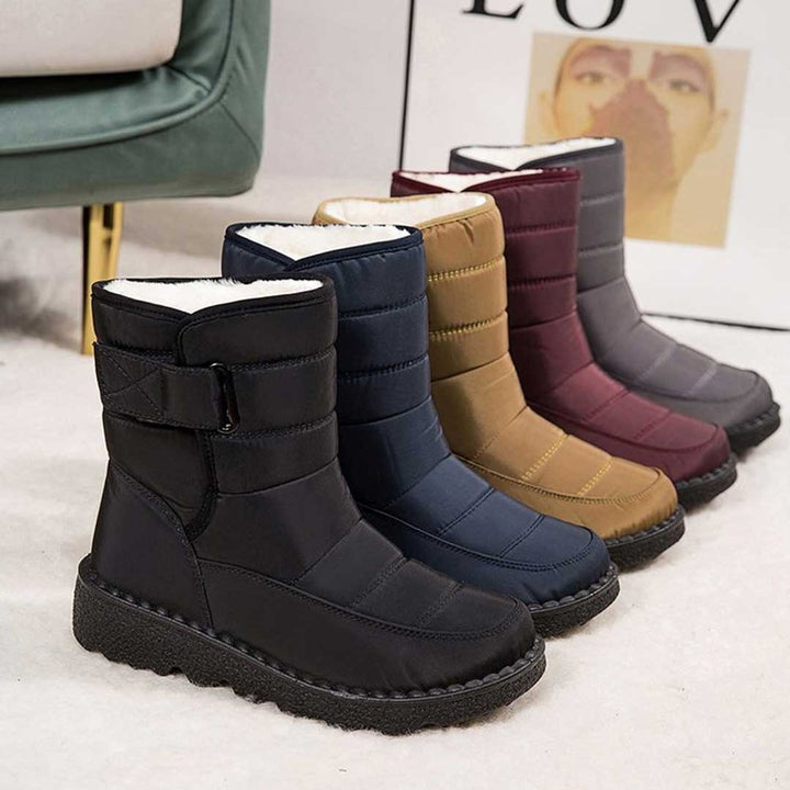 Women's Waterproof Insulated Ankle Snow Boots Knee High Boots
